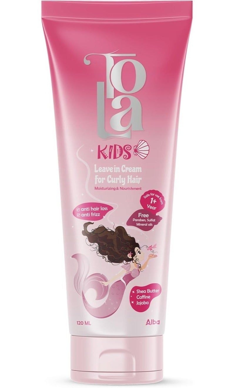 تولا كريم كيدز للشعر الكرلى 120 مل